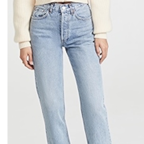 Agolde Lana Vintage Straight Jeans - Picture 1 of 1